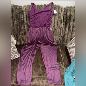 Free People Shiny Happy tank Jumpsuit NEW WITH TAG